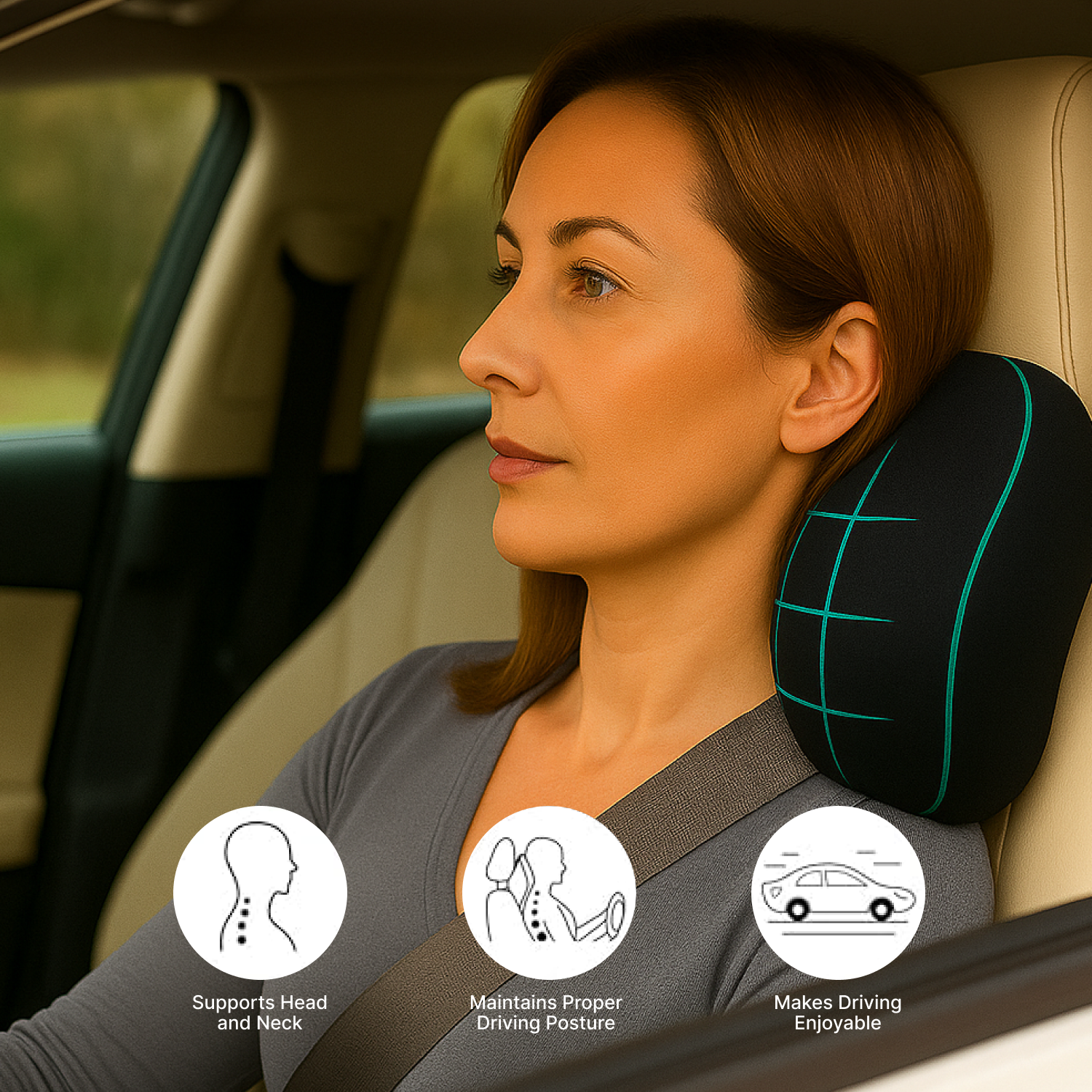 ErgoRest Car Pillow
