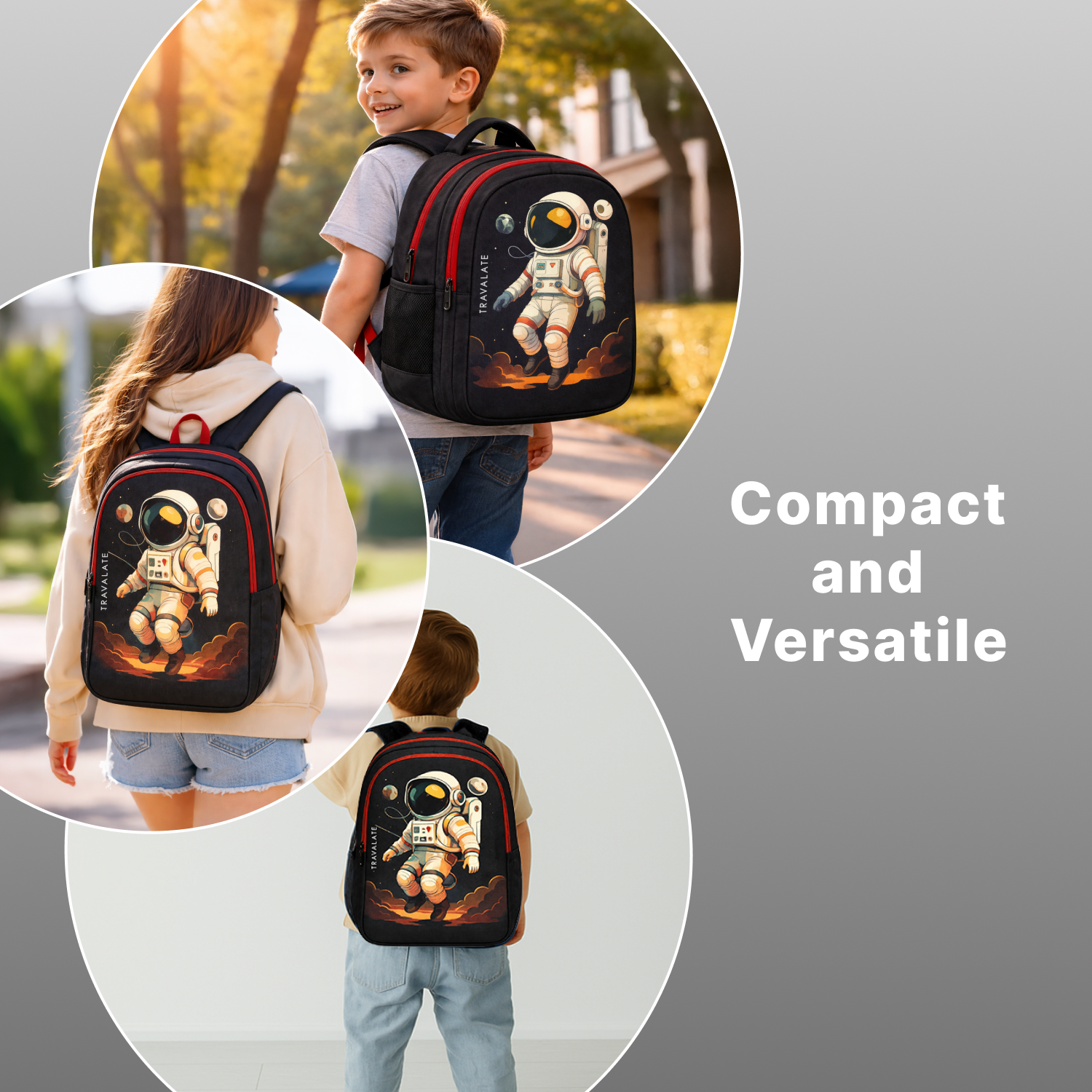 Astronaut ArtPlay Backpack | Black