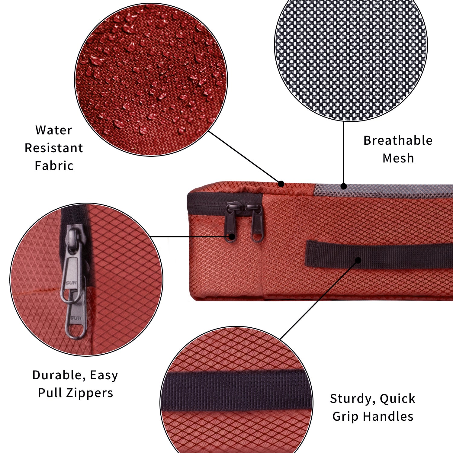 Packing Cubes | Set of 8 Red