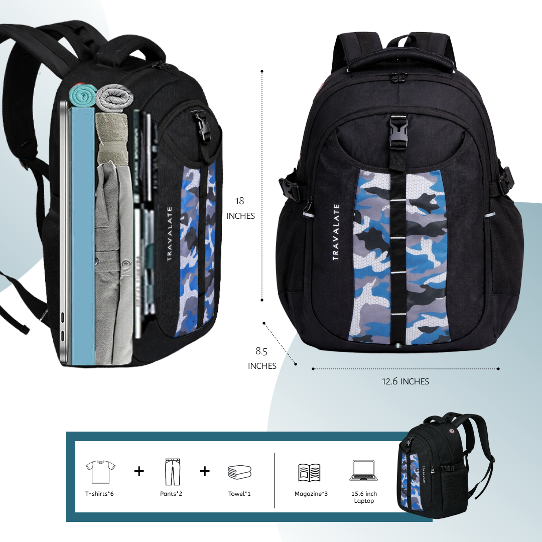 Trailblazer Backpack | Blue Black