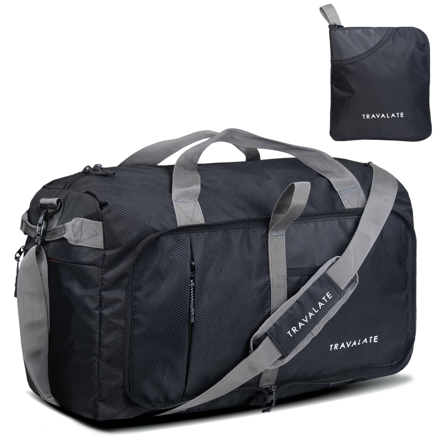 Foldable Travel Duffle | Black