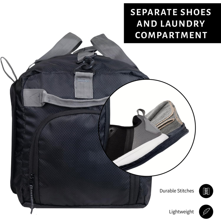 Foldable Travel Duffle | Black