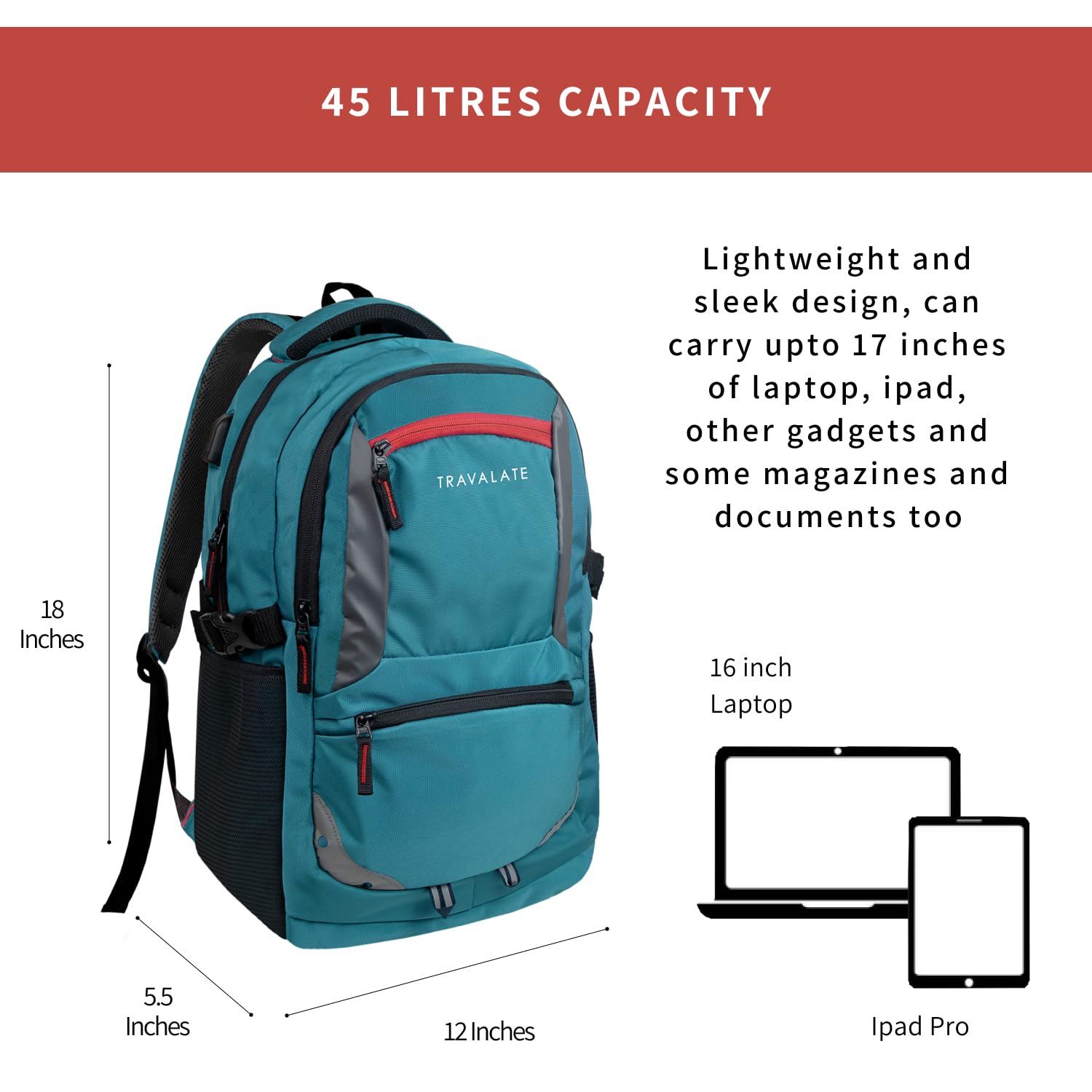 TechWeekend Backpack | Teal
