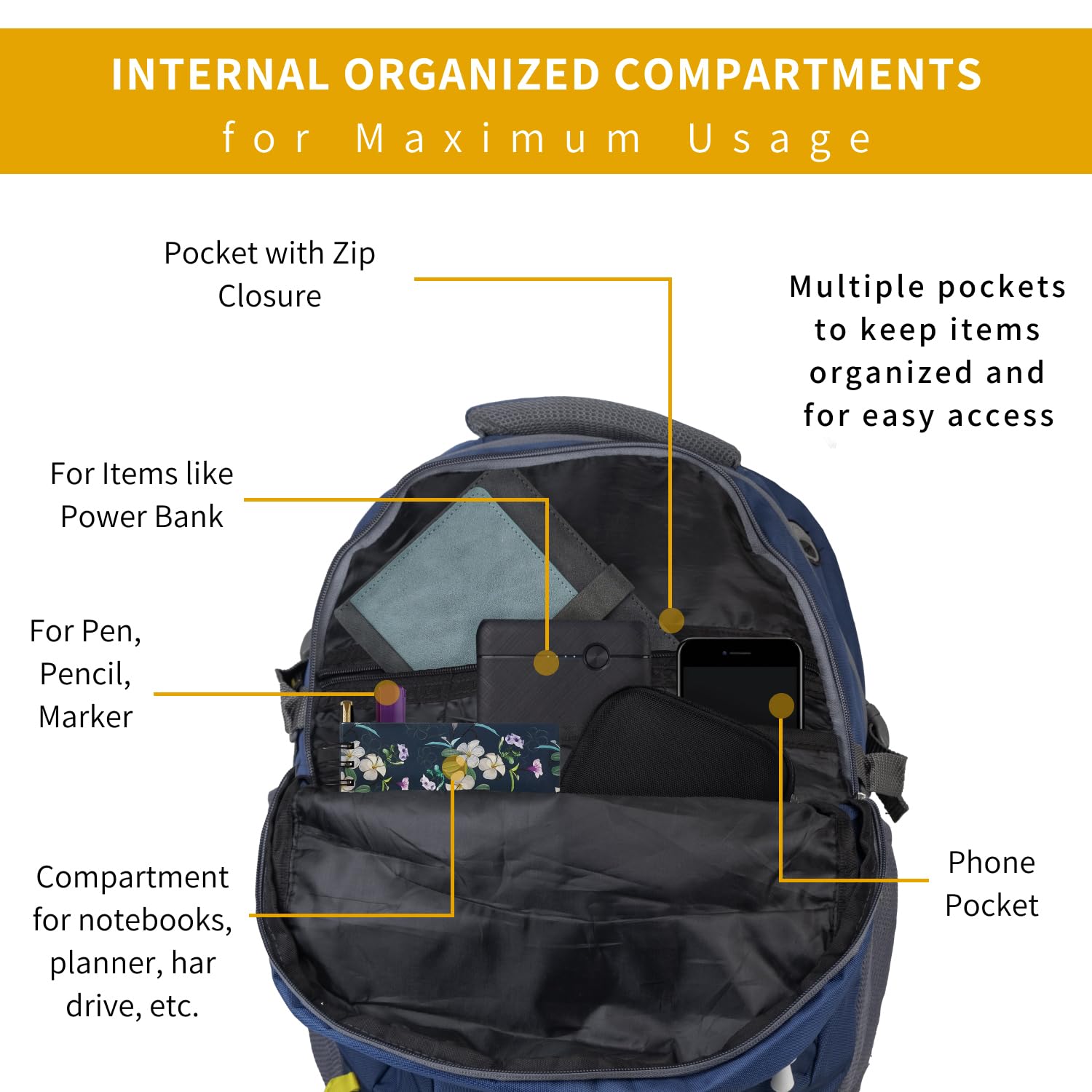 Travel Backpack | Blue
