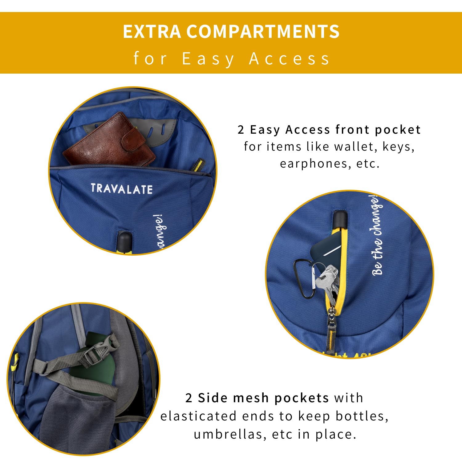 Travel Backpack | Blue