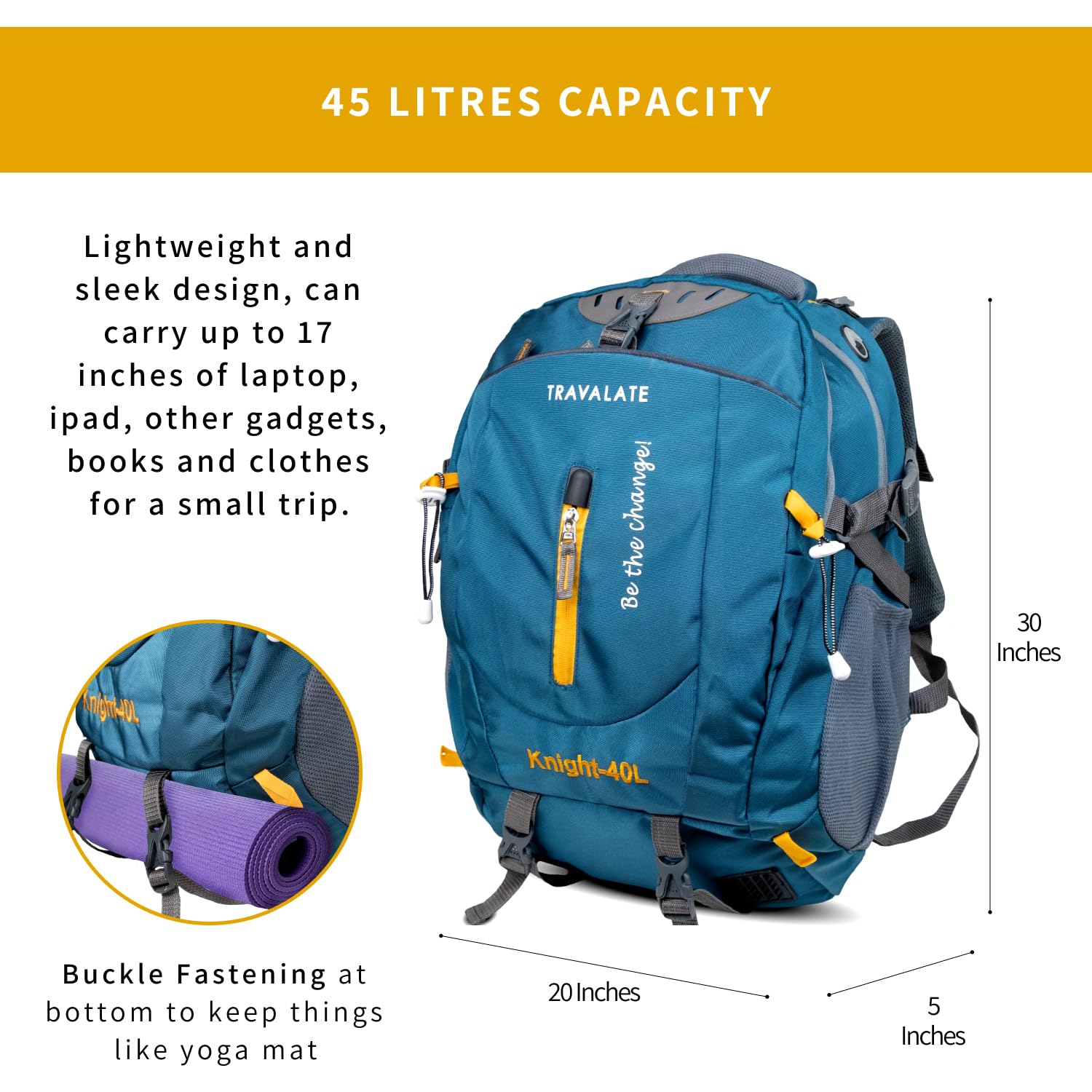 Travel Backpack | Teal