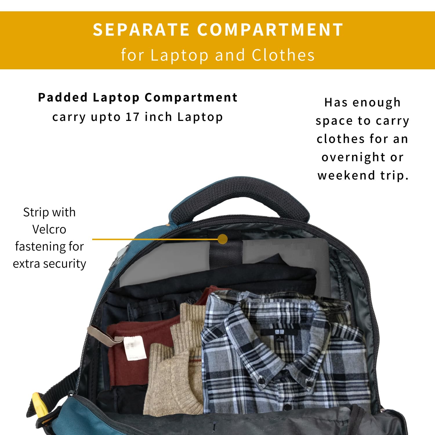 Multi-pocket casual Backpack | Teal