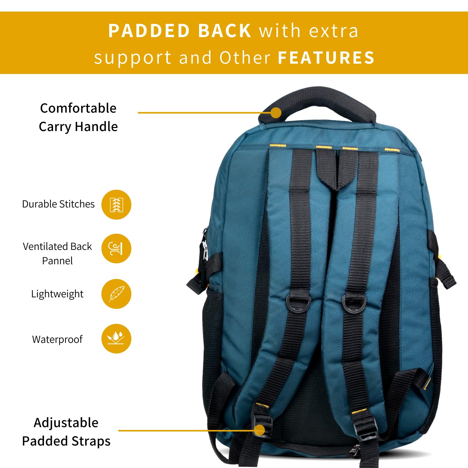 Multi-pocket casual Backpack | Teal
