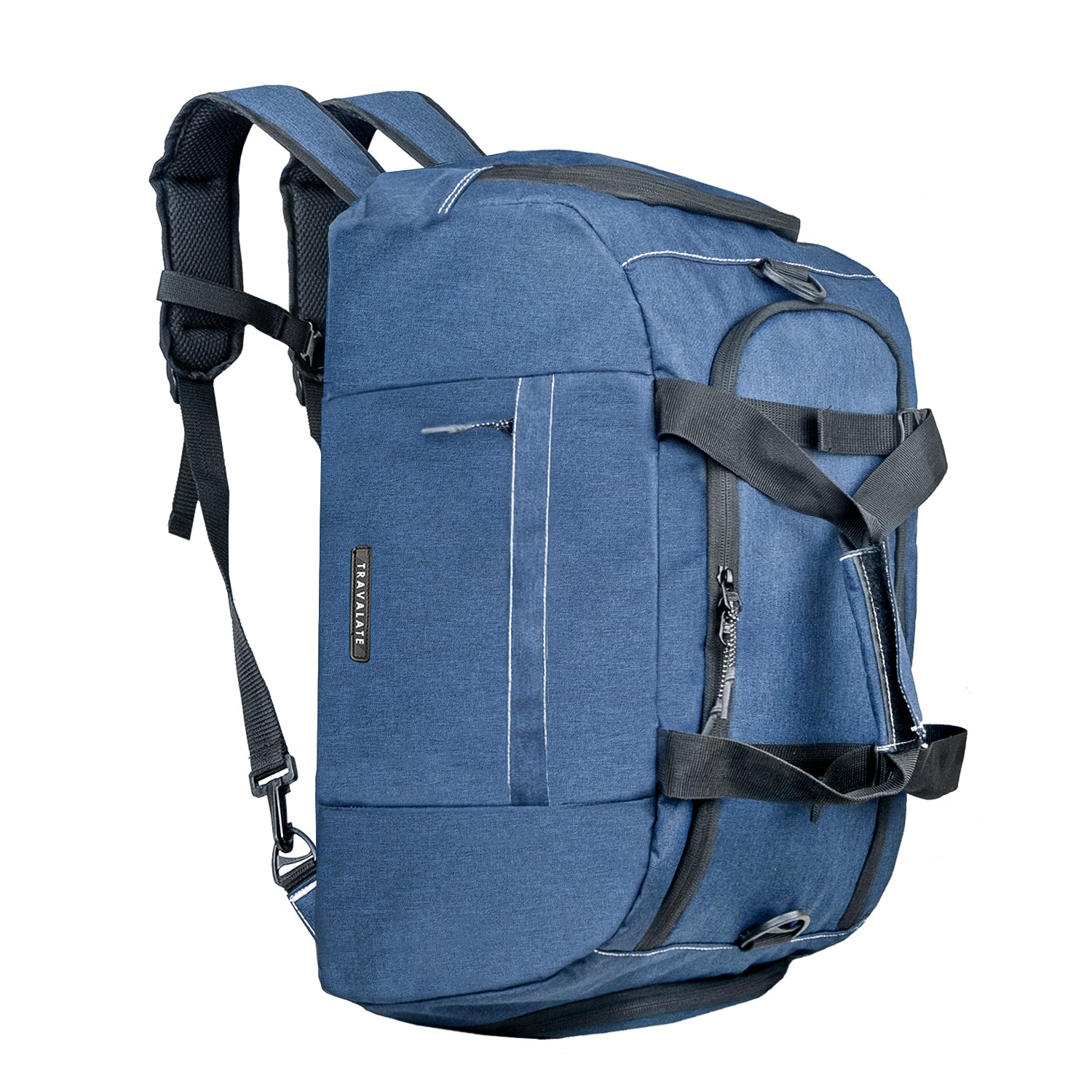 TRAVALATE 45L 3-Way Duffle Backpack Bag for Men - Blue
