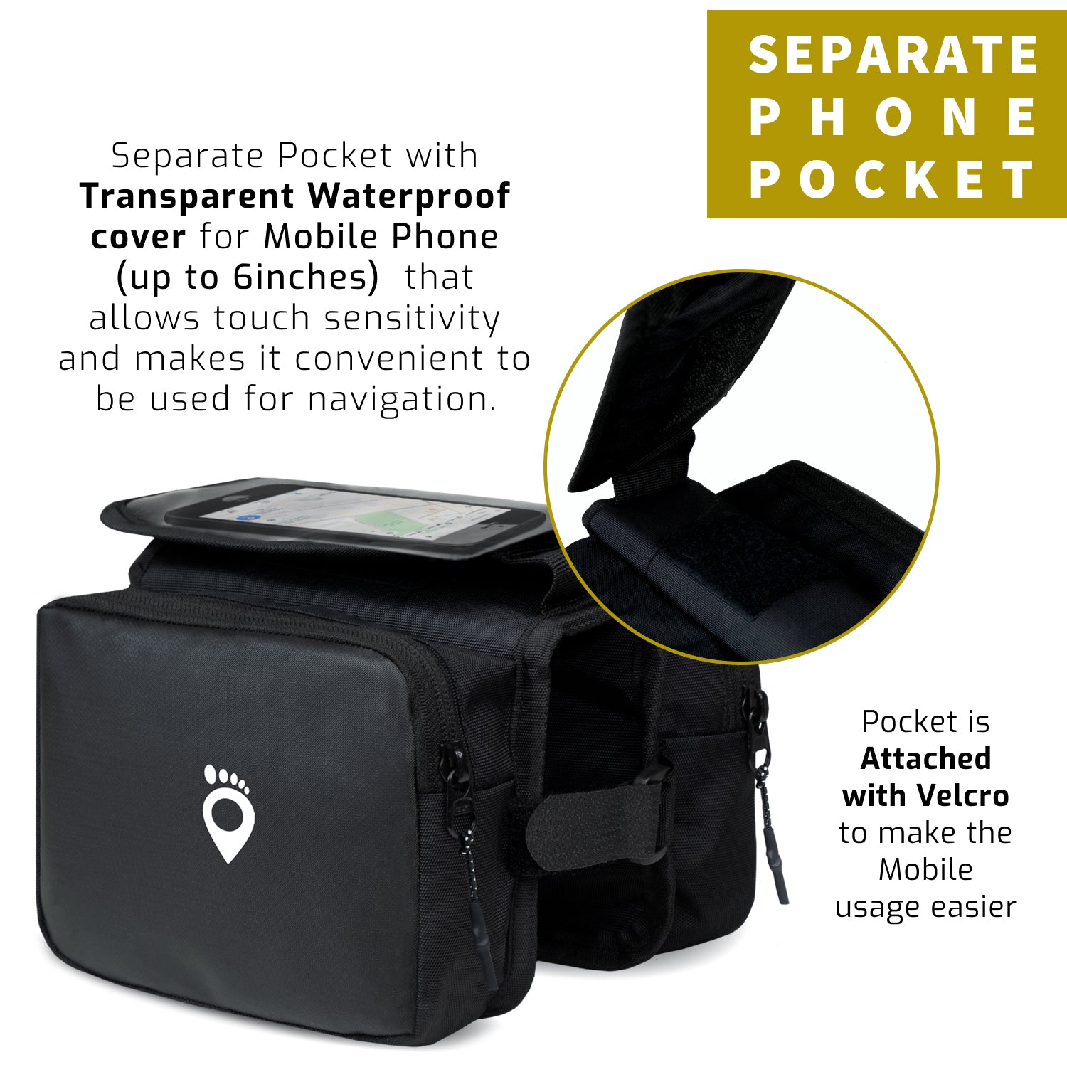 Double Sided Bicycle Frame Bag