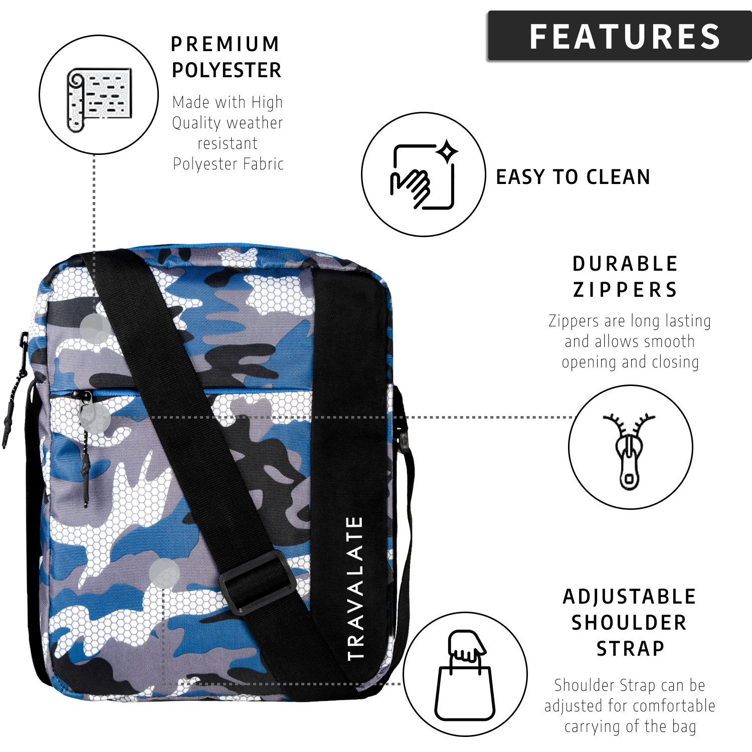 Sling bag | Military Blue
