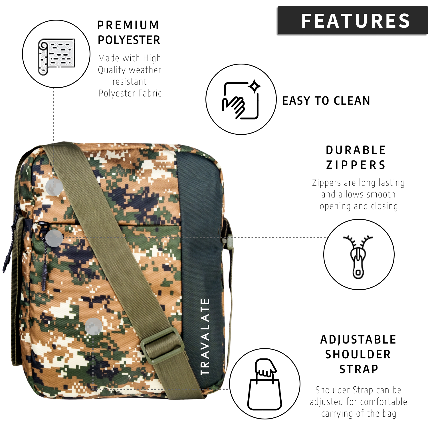Sling bag | Military Green