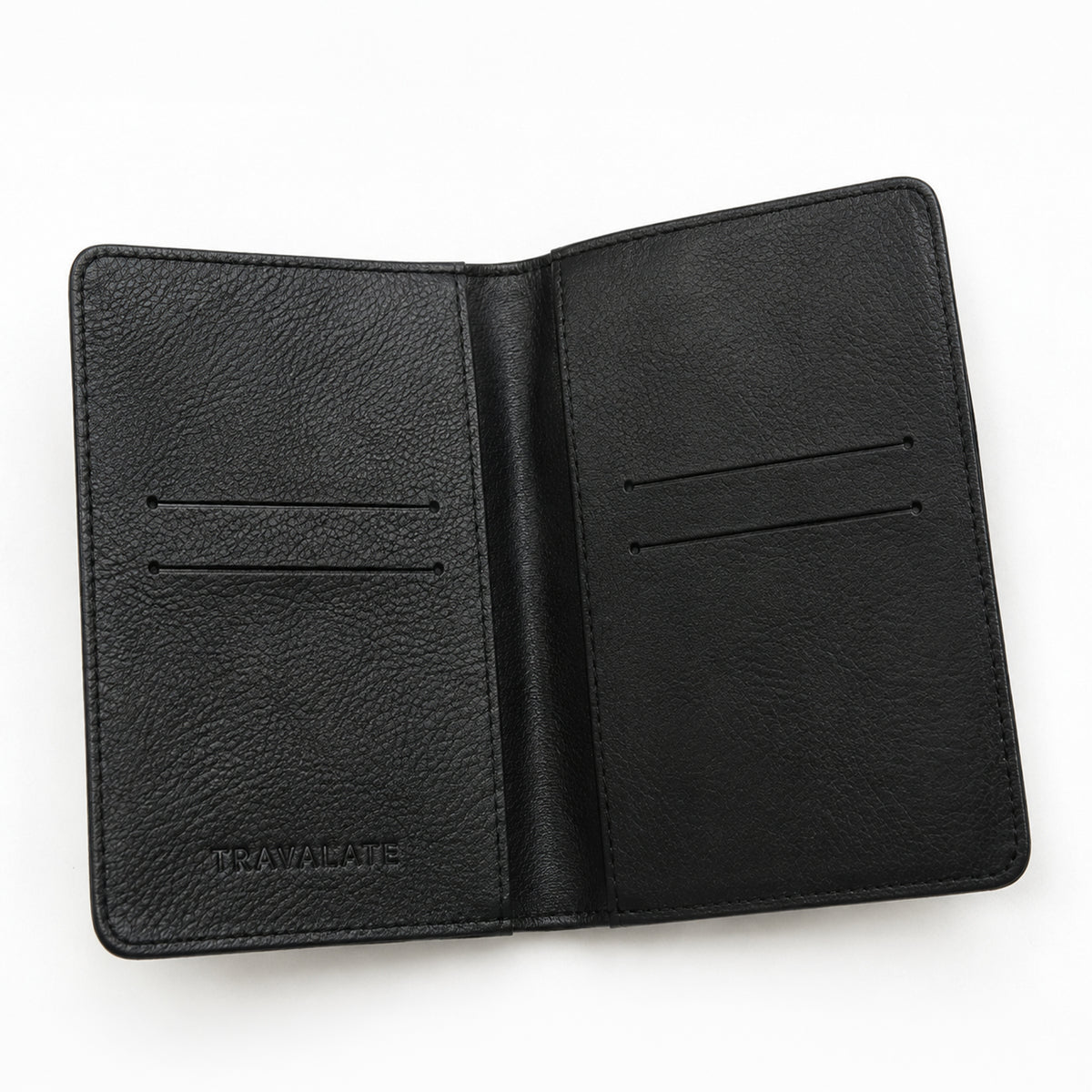 TRAVALATE Leather Passport Holder
