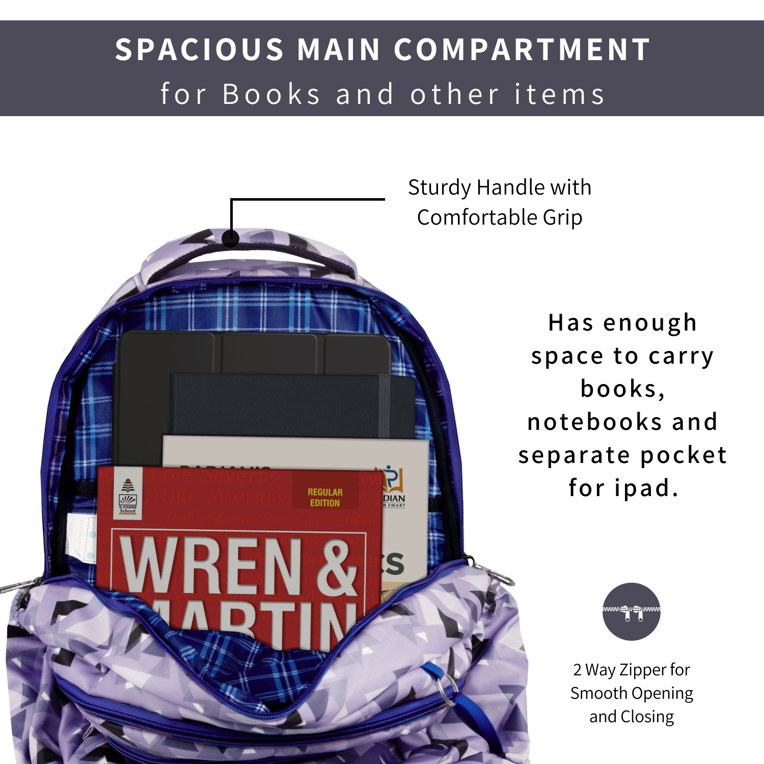 GeoPack School Backpack | Purple