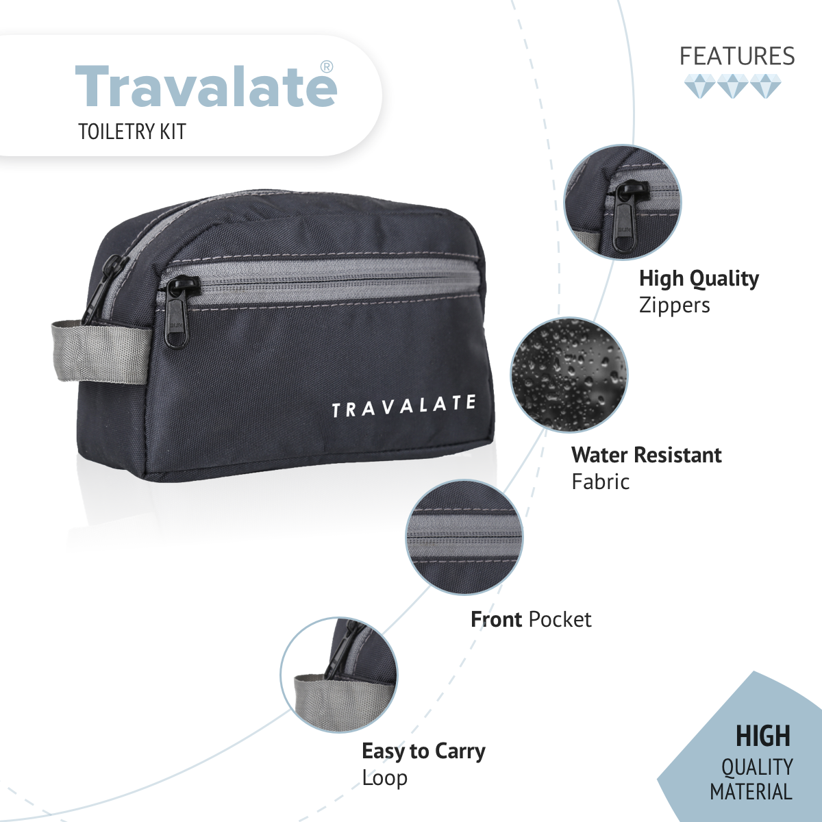 Vector Dopp Kit | Grey