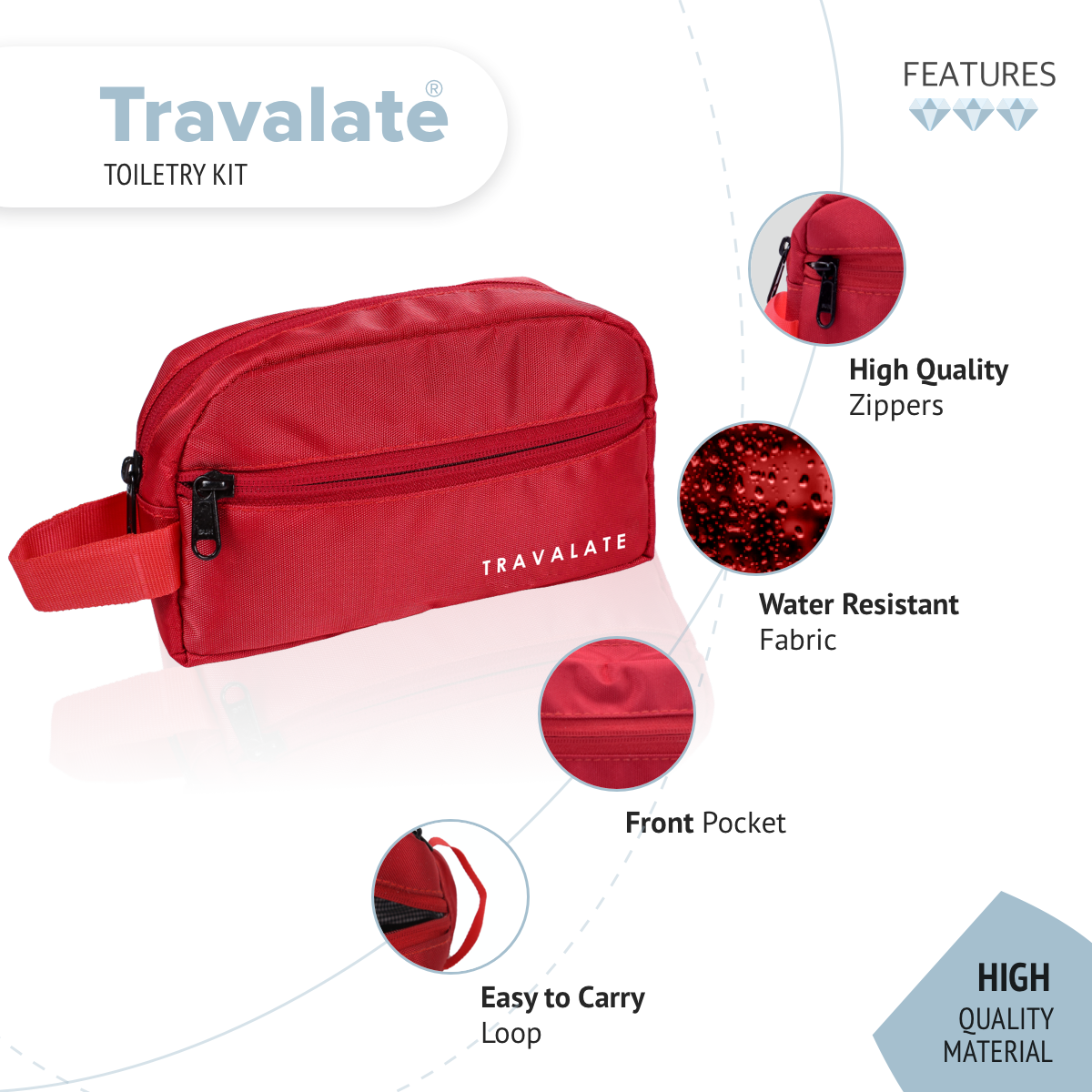 Vector Dopp Kit | Red