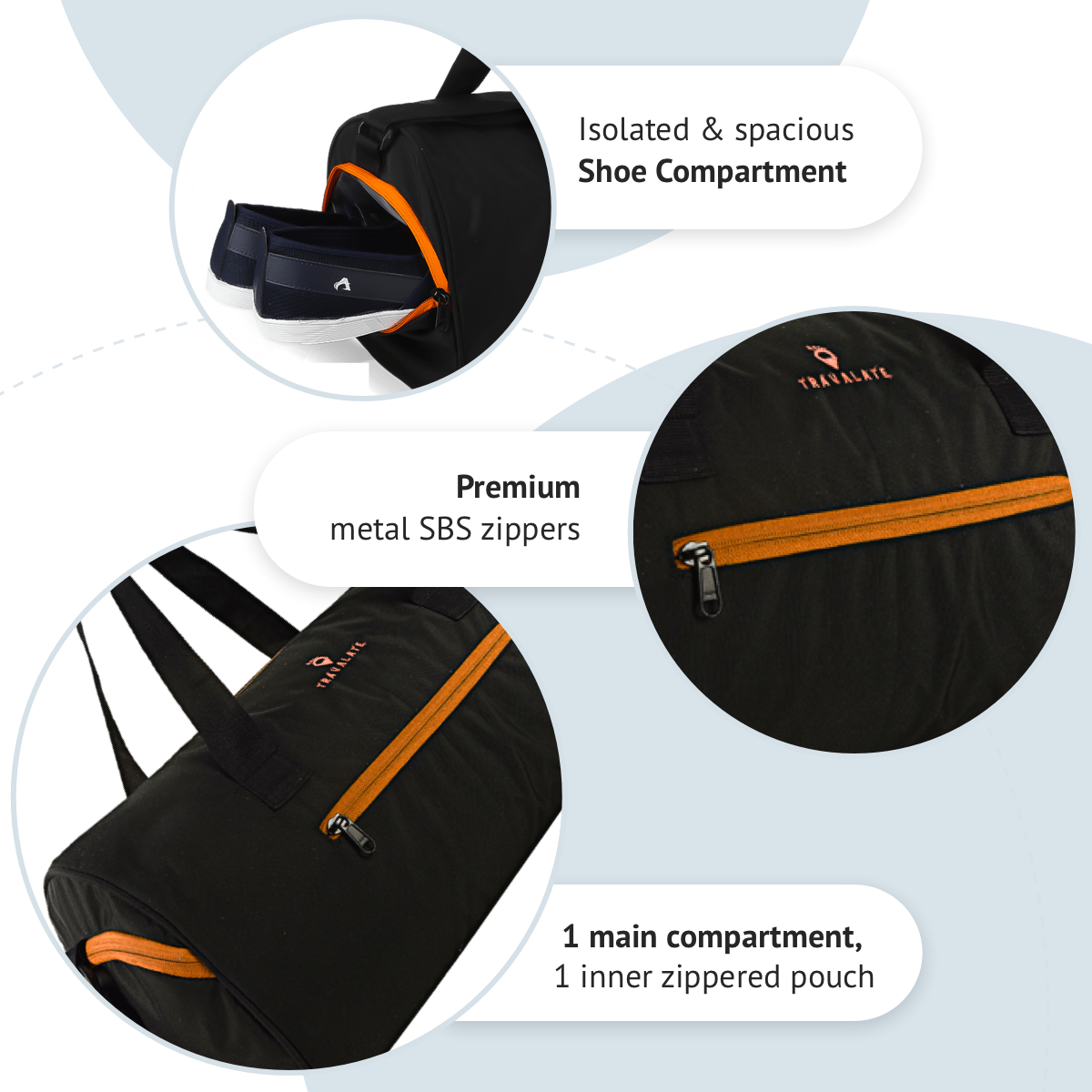 Duffle Gym Bag_35L | Orange