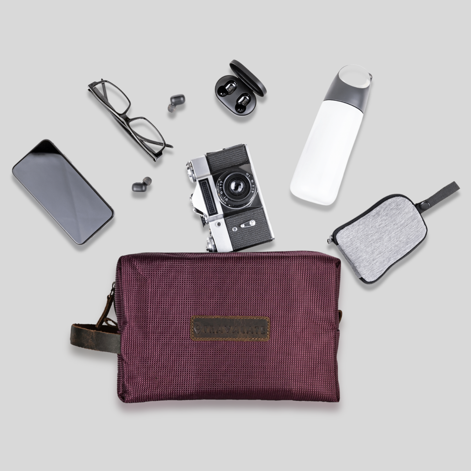 Tech Kit Organiser | Maroon
