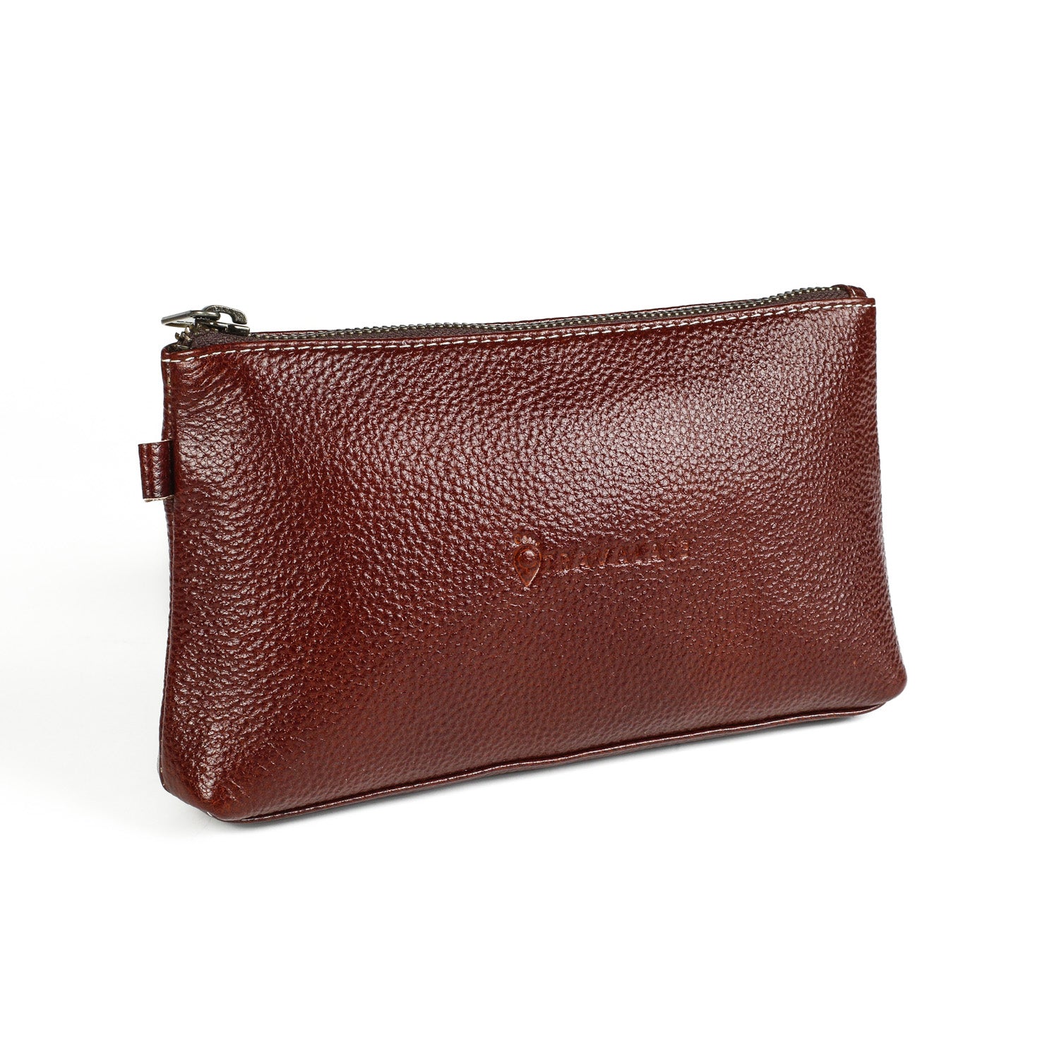 Genuine Leather Stash Pouch | Red