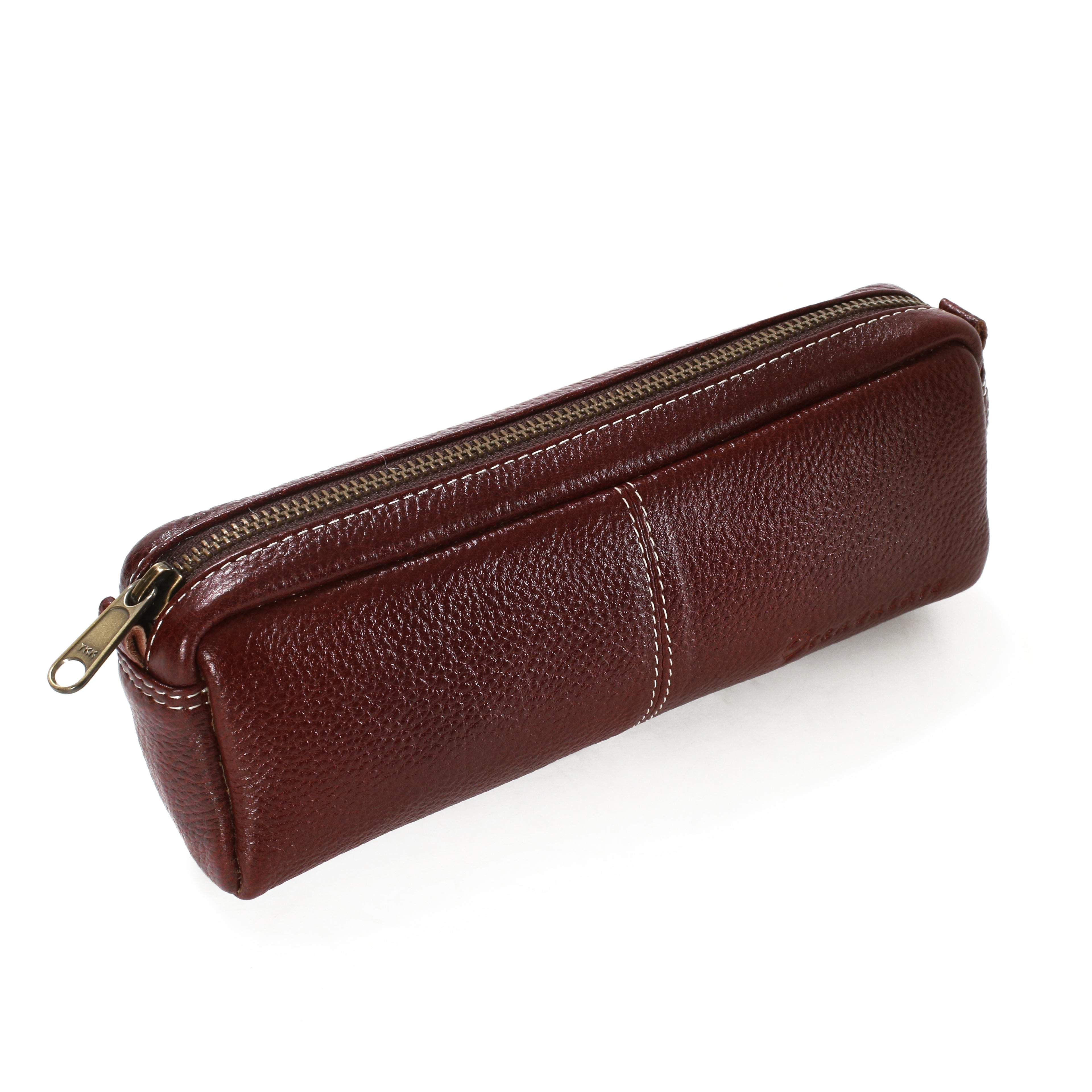 Genuine Leather Dopp Kit | Red