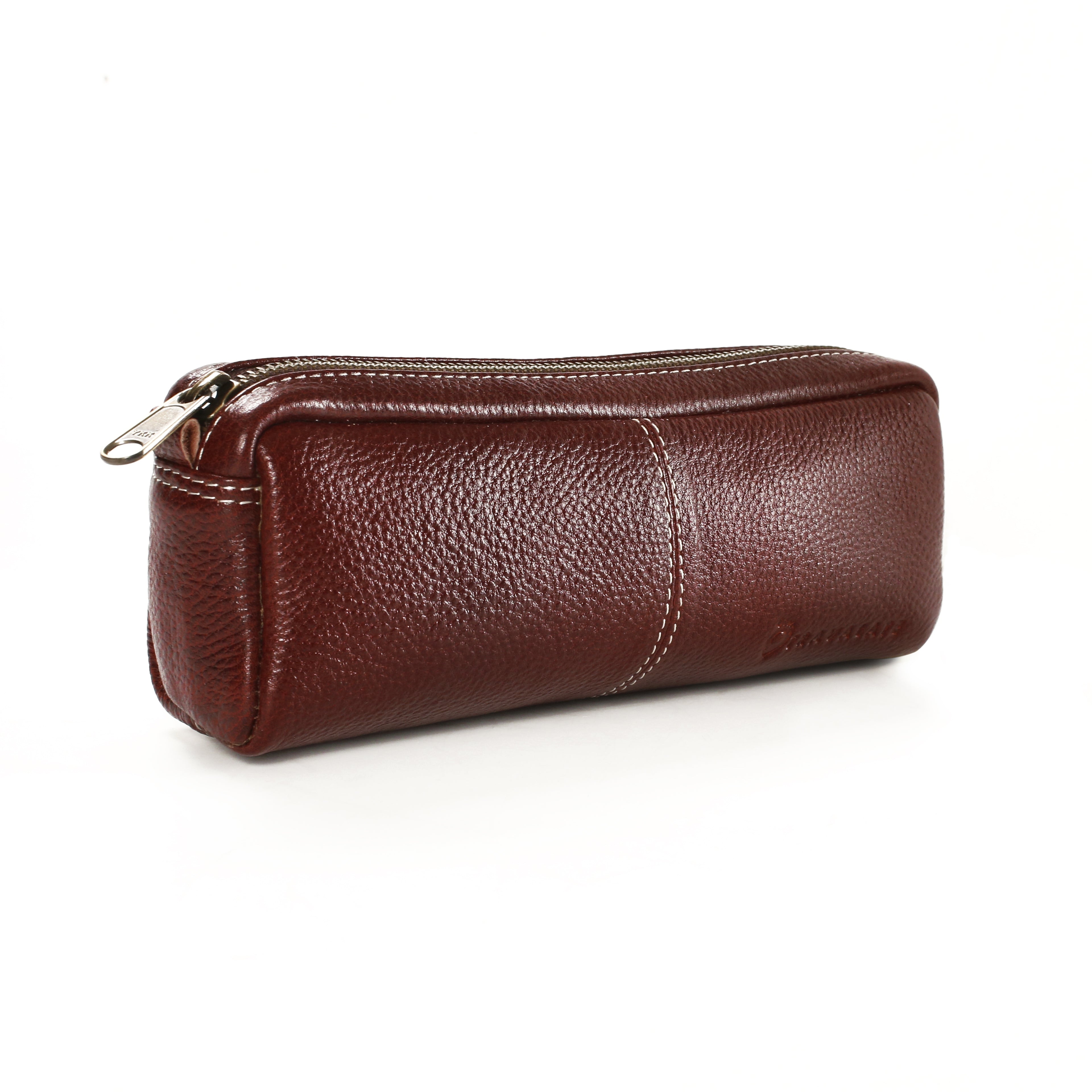 Genuine Leather Dopp Kit | Red