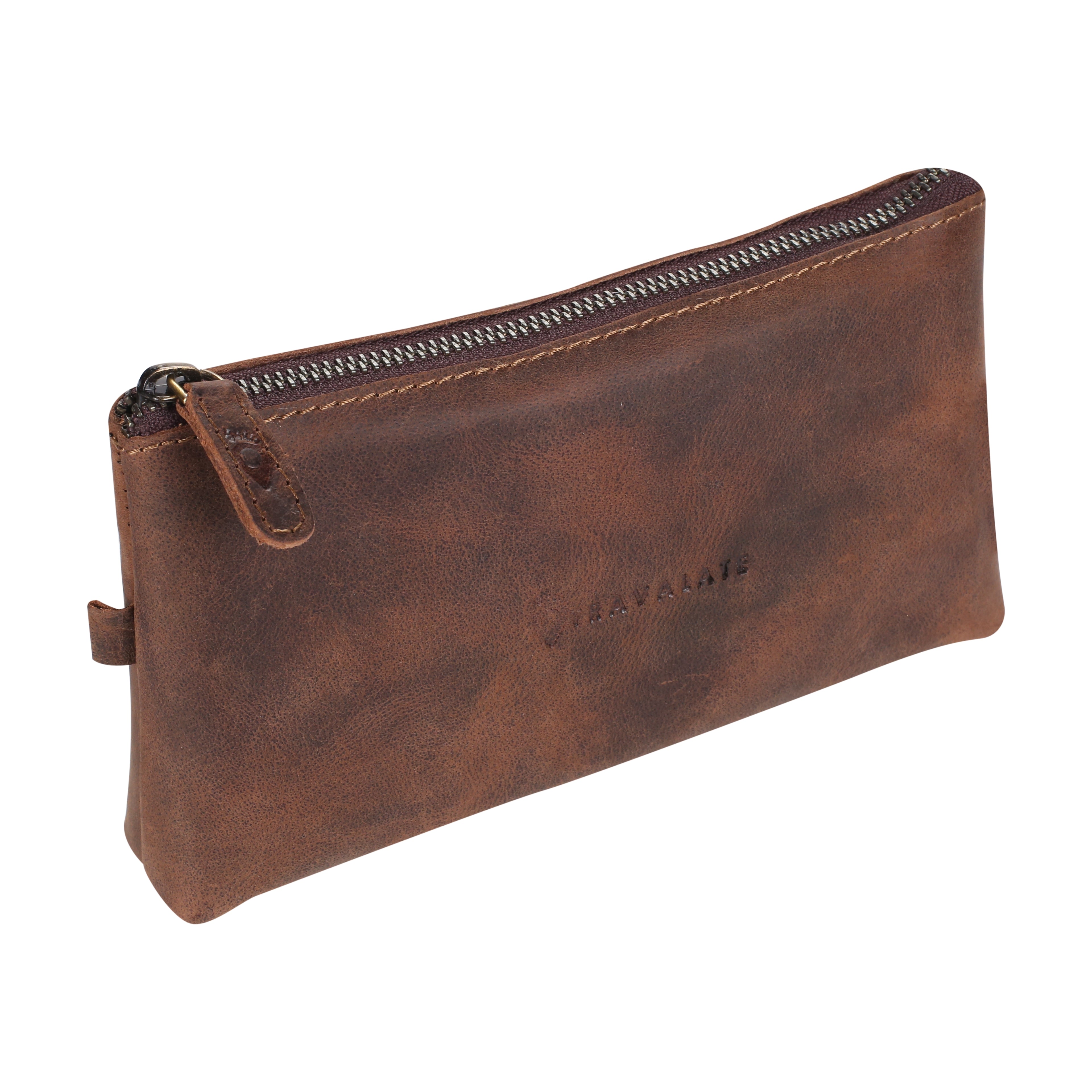 Genuine Leather Stash Pouch | Brown
