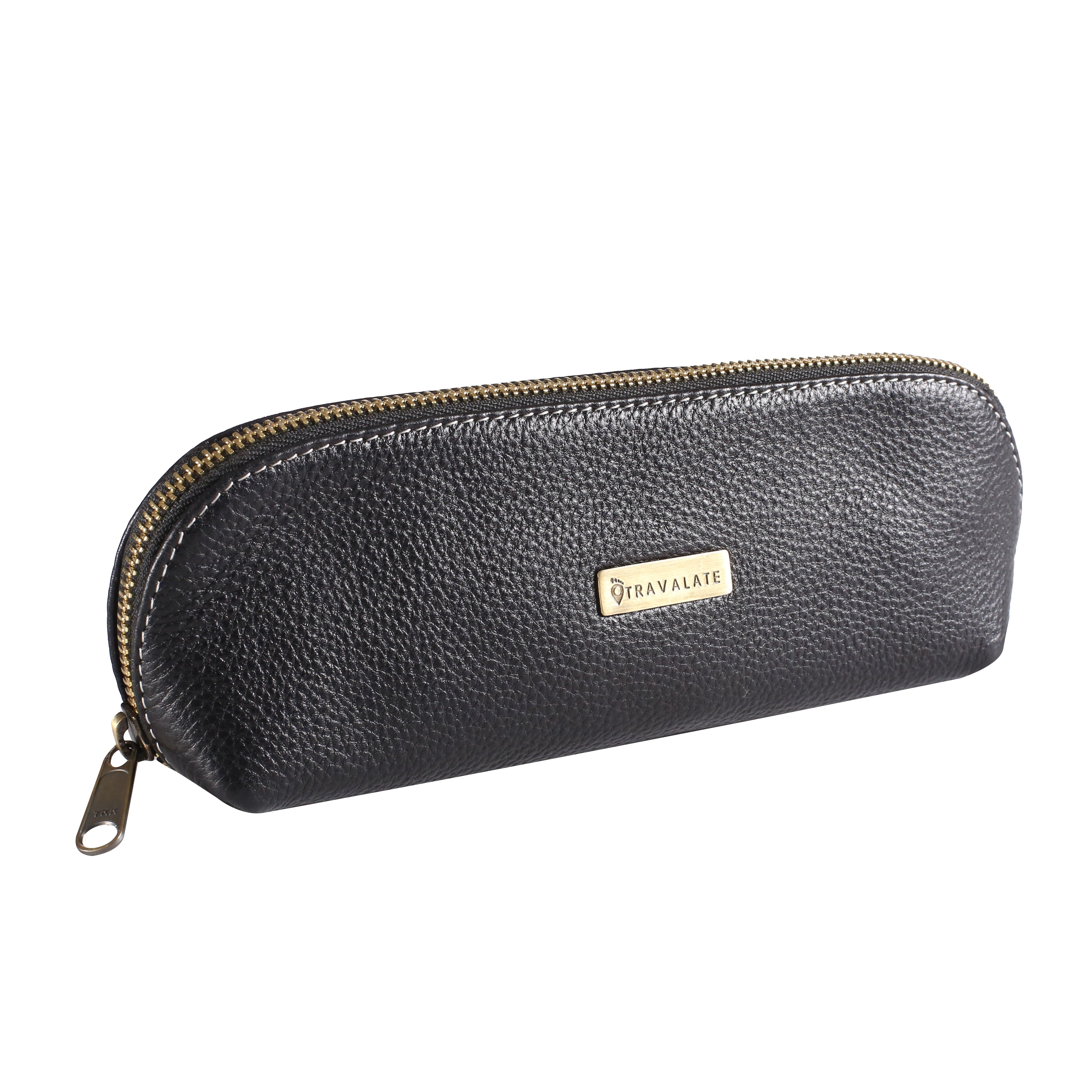 Geniune Leather Ambry Pouch | Black