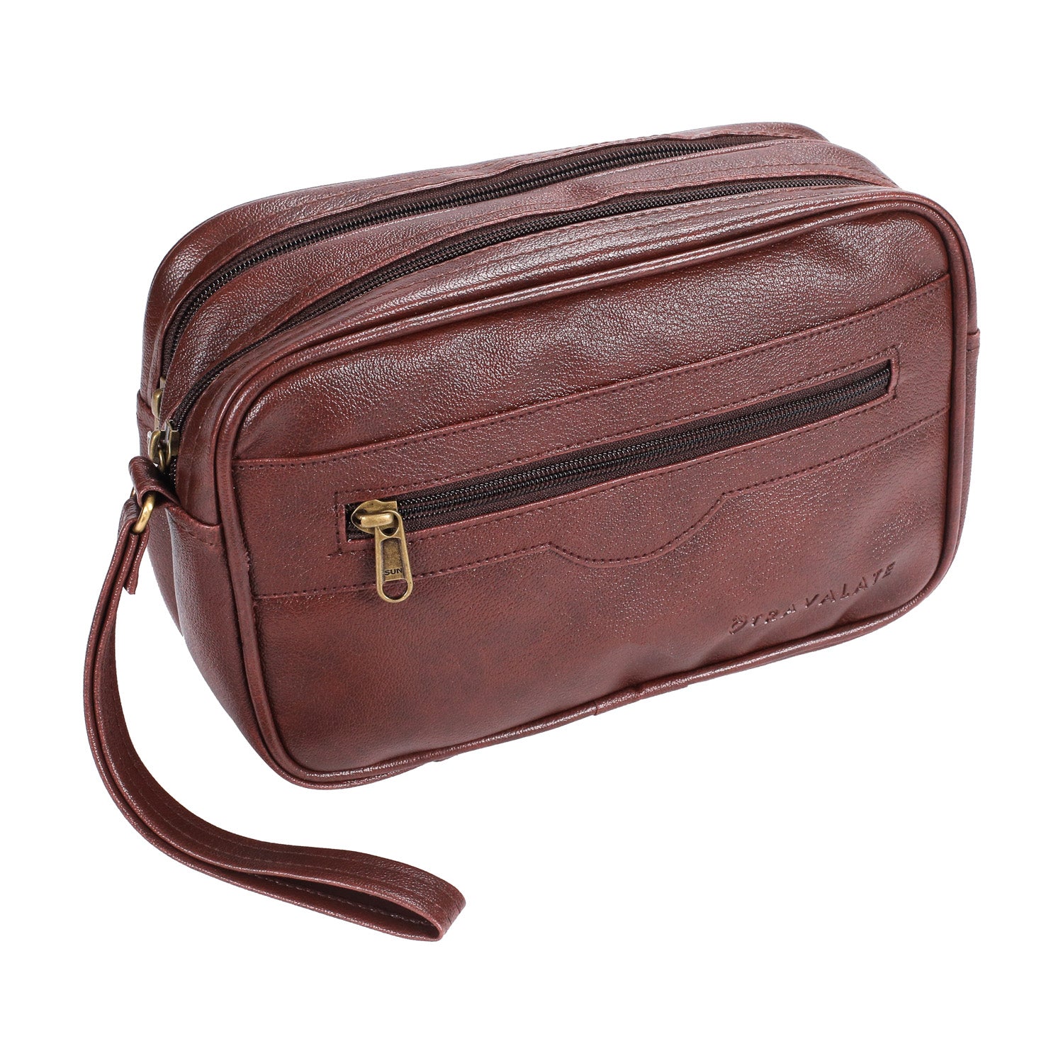 Multipurpose Leather Cash Bag | Brown