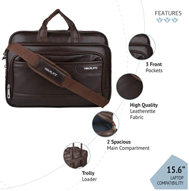 Laptop Messenger Bag | Brown