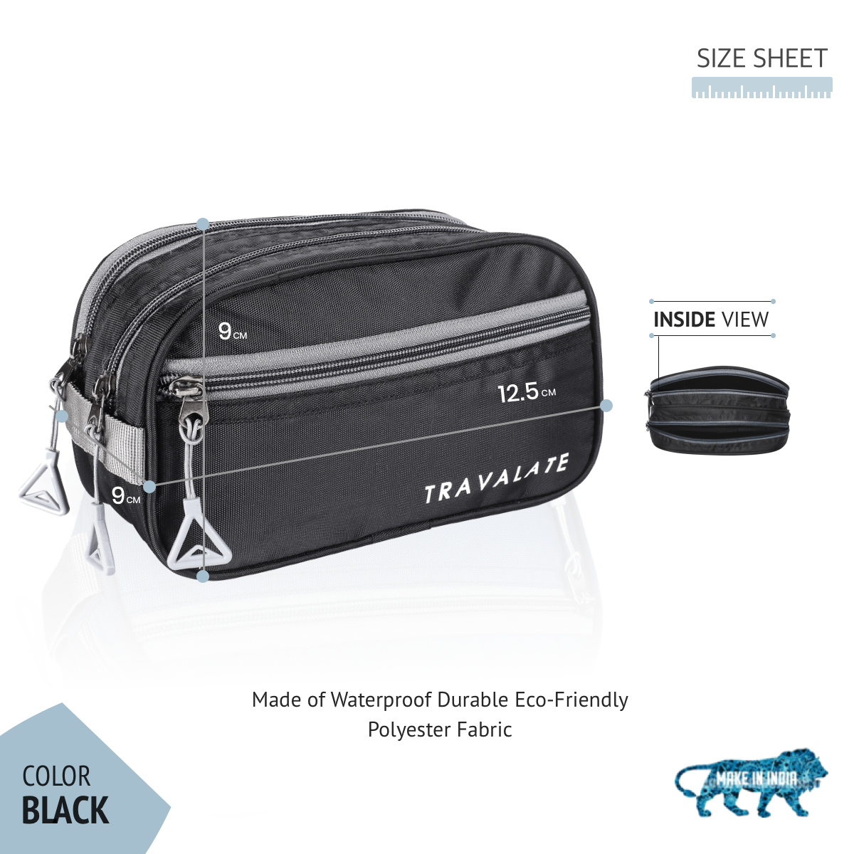 Multi-utility Toiletry Kit | Black