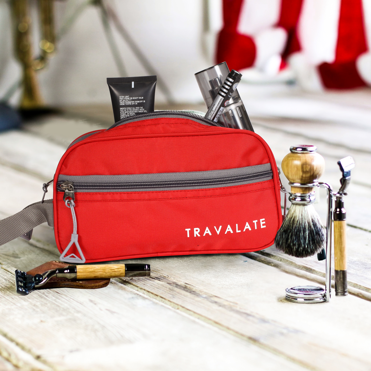 Multi-utility Toiletry Kit | Red