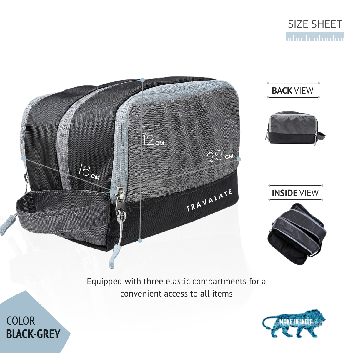 Toiletry Kit | Grey