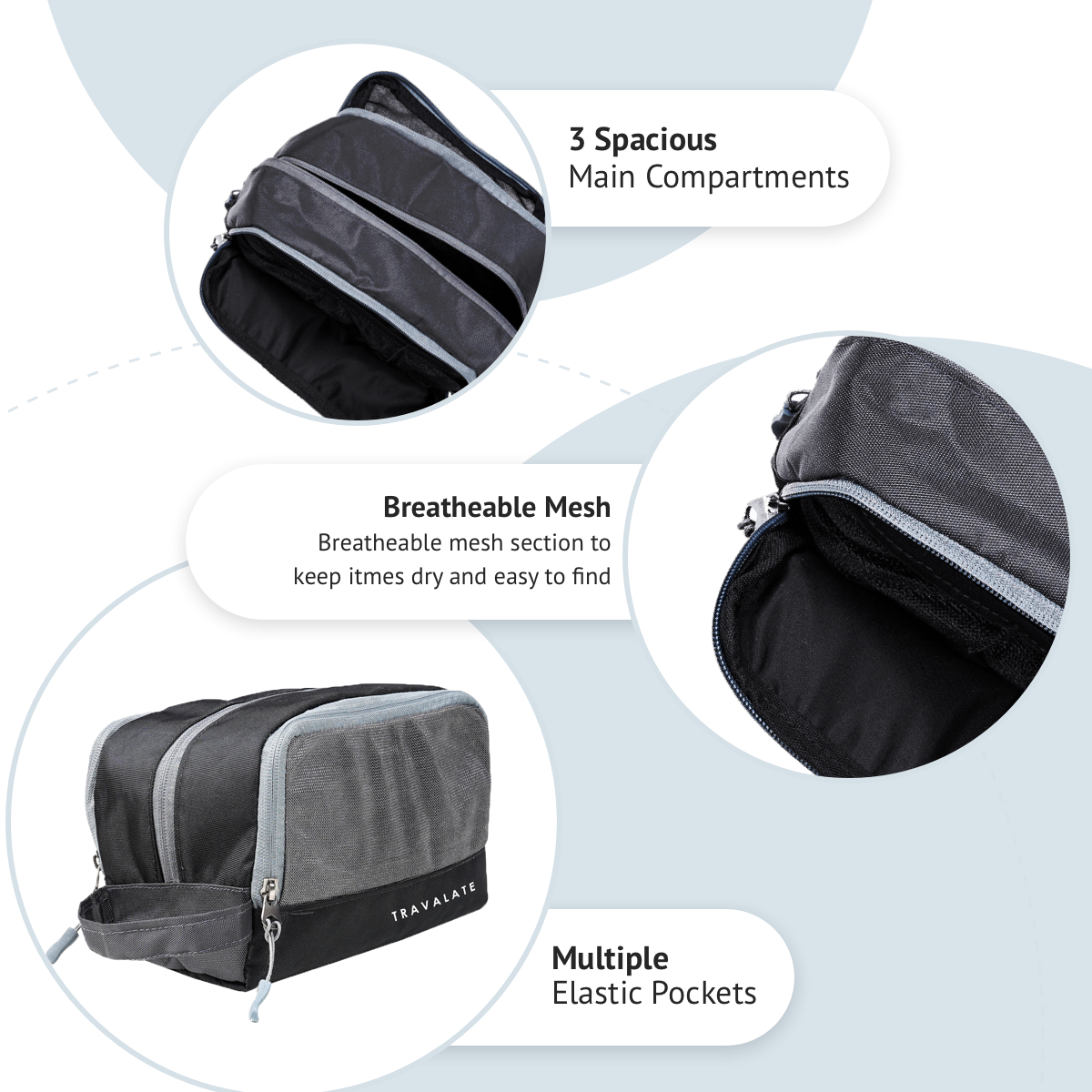 Toiletry Kit | Grey